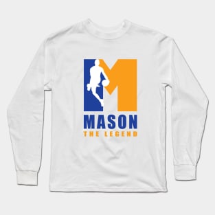 Mason Custom Player Basketball Your Name The Legend Long Sleeve T-Shirt